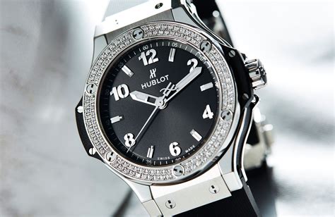 hublot big bang stainless steel diamonds|hublot geneve big bang price.